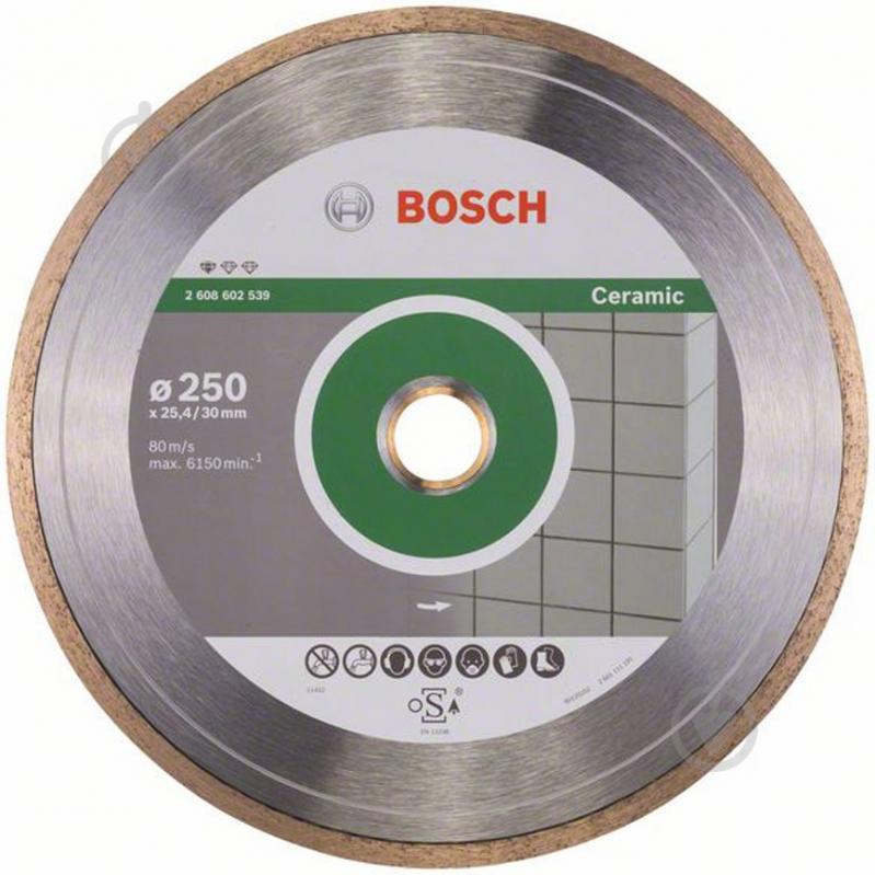 Диск алмазний відрізний Bosch Professional 250x1,6x25,4/30 2608602539 - фото 2