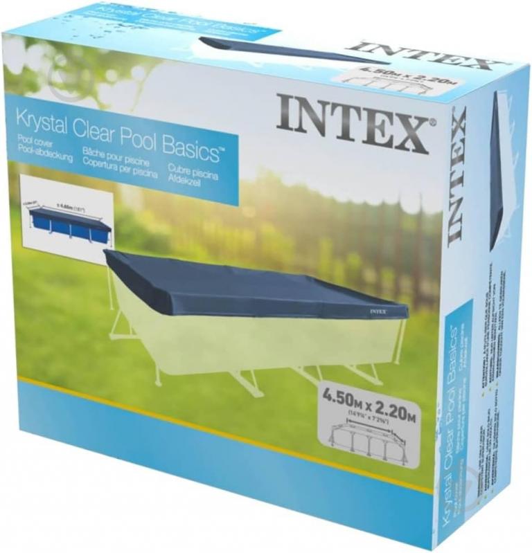Тент для бассейна Intex Rectangular Frame 460x226 см 28039 - фото 3 Тент для бассейна Intex Rectangular Frame 460x226 см 28039 - фото 3