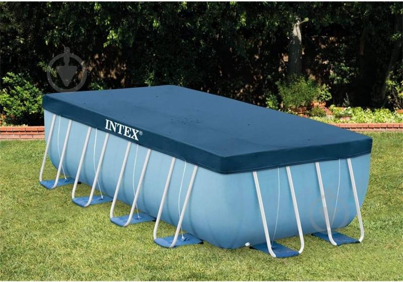 Тент для бассейна Intex Rectangular Frame 389x184 см 28037 - фото 2 Тент для бассейна Intex Rectangular Frame 389x184 см 28037 - фото 2