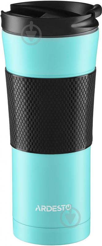 Термочашка Ardesto To Go 450 мл бирюзовая AR2645SMT - фото 1