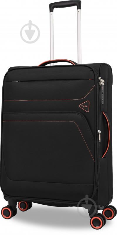 Чемодан Tucci MS-3006 M 62 л черный - фото 1 Чемодан Tucci MS-3006 M 62 л черный - фото 1