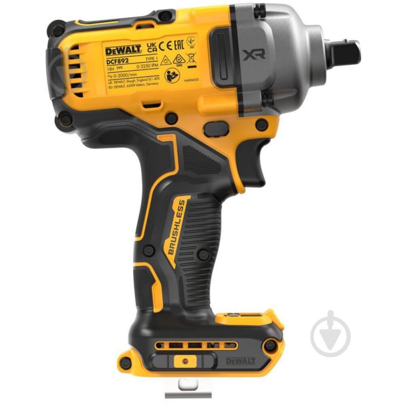 Гайковерт ударний акумуляторний DeWalt DCF892N - фото 4