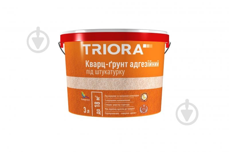 Кварц-ґрунт адгезійна Triora під штукатурку 10 кг - фото 1 Кварц-ґрунт адгезійна Triora під штукатурку 10 кг - фото 1