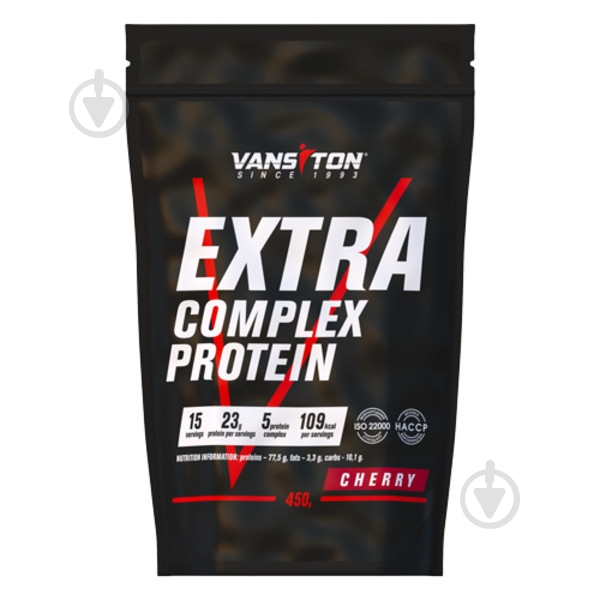 Протеин Vansiton Extra Вишня 450 г - фото 1 Протеин Vansiton Extra Вишня 450 г - фото 1
