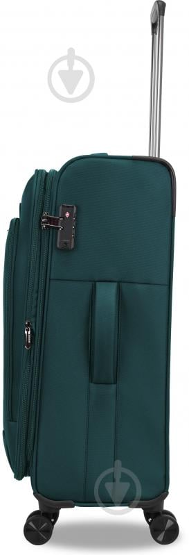 Чемодан Tucci MS-3004R S 35 л бирюзовый - фото 4