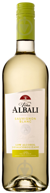 Вино FELIX SOLIS біле н/сухе безалкогольне Vina Albali Sauvignon Blanc 0.75 л 750 мл - фото 1