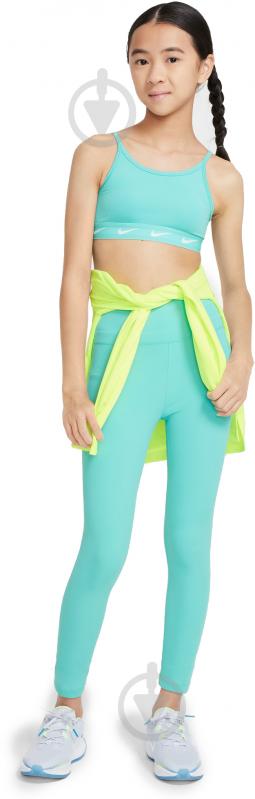 Бра Nike G NK DF ONE BRA FD2276-300 р.S бірюзовий - фото 4