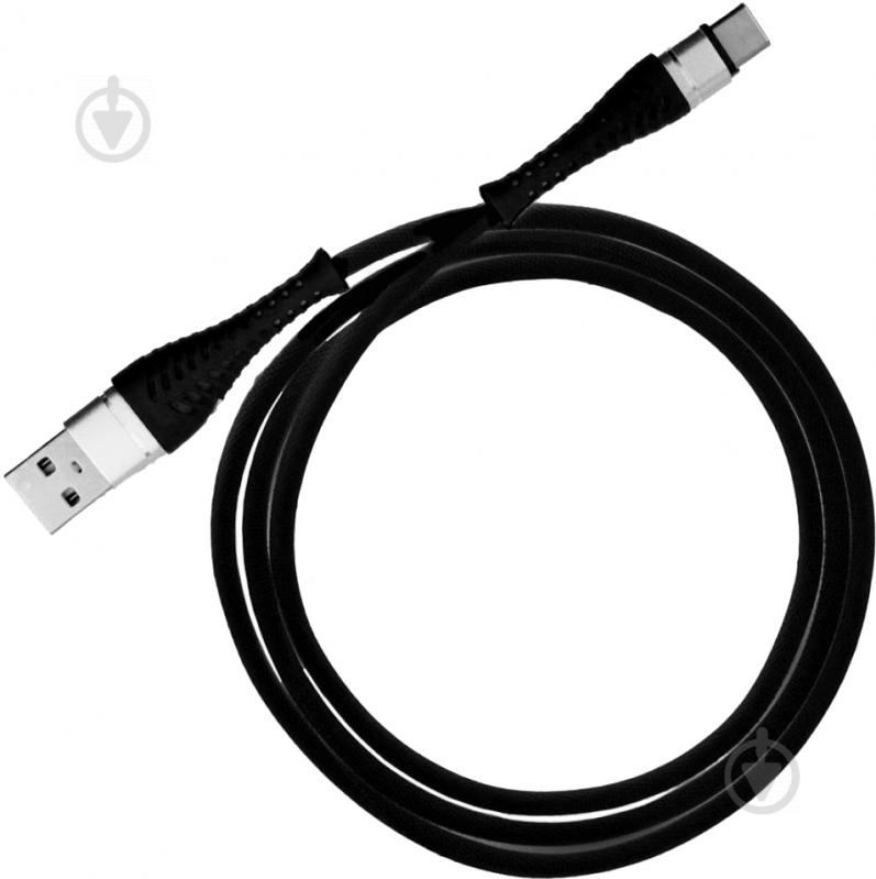 Кабель ProfCable USB-A 2.0 - USB Type C 1 м черный (ProfCable2-100Black) - фото 1