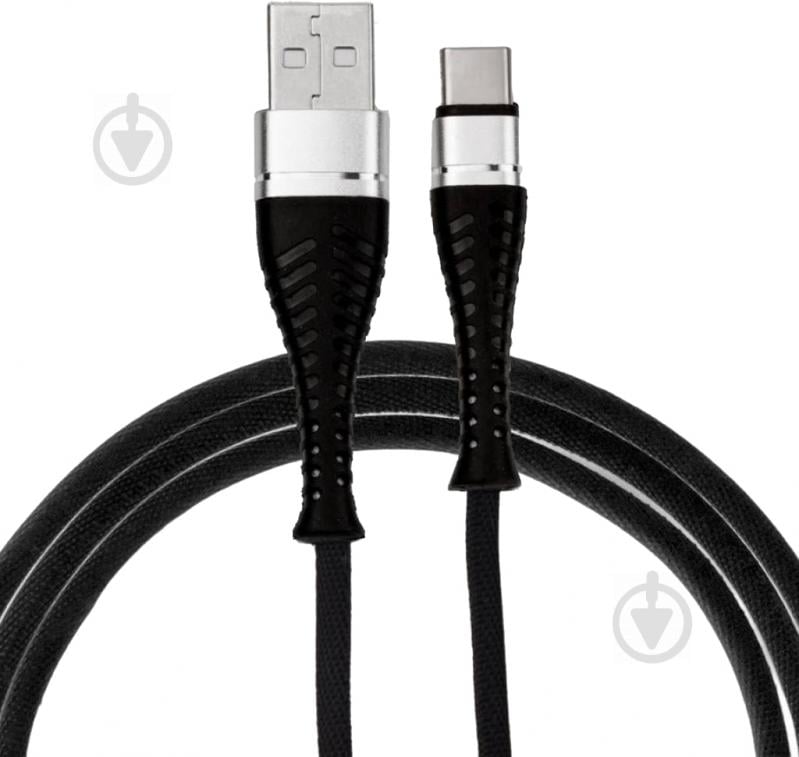 Кабель ProfCable USB-A 2.0 - USB Type C 1 м черный (ProfCable2-100Black) - фото 2