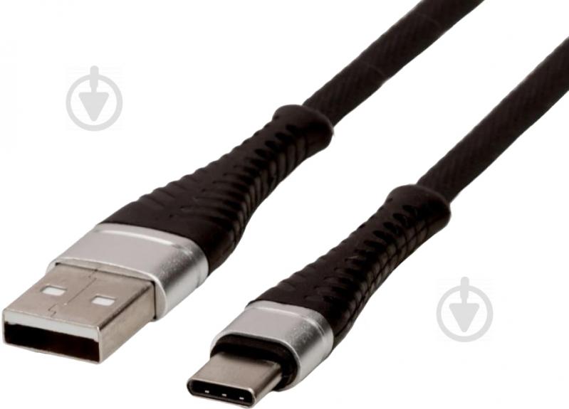 Кабель ProfCable USB-A 2.0 - USB Type C 1 м чорний (ProfCable2-100Black) - фото 4