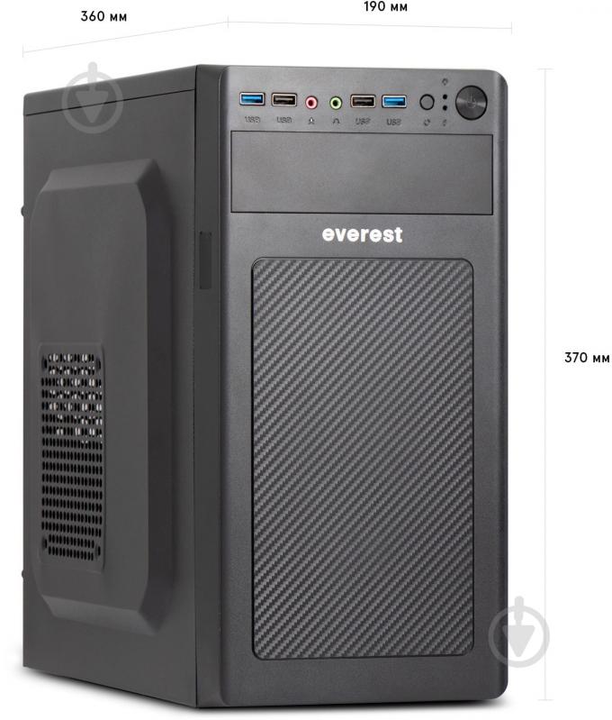 Компьютер Everest Home&Office (1040_1675) black - фото 2