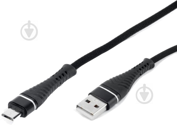 Кабель ProfCable USB-A 2.0 - USB Micro 1 м чорний (ProfCable3-100Black) - фото 3