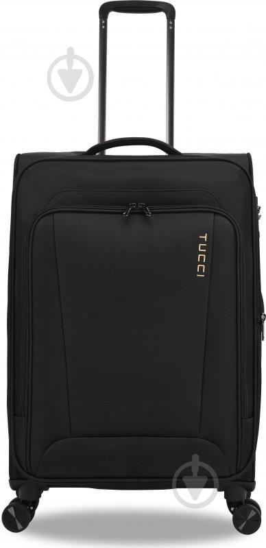 Чемодан Tucci MS-3004R M 62 л черный - фото 2