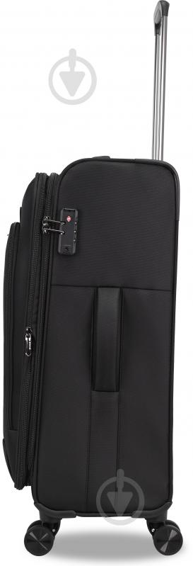 Чемодан Tucci MS-3004R M 62 л черный - фото 3