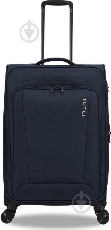 Чемодан Tucci MS-3004R M 62 л синий - фото 3
