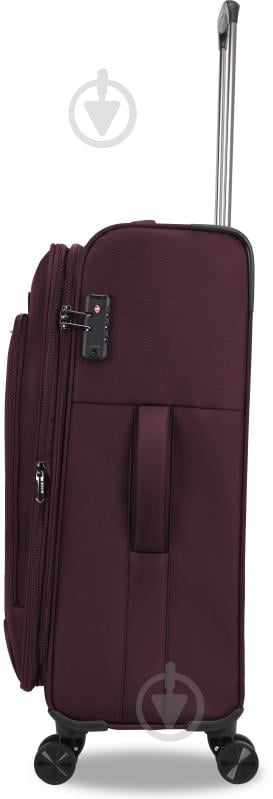 Чемодан Tucci MS-3004R L 88 л бордовый - фото 4
