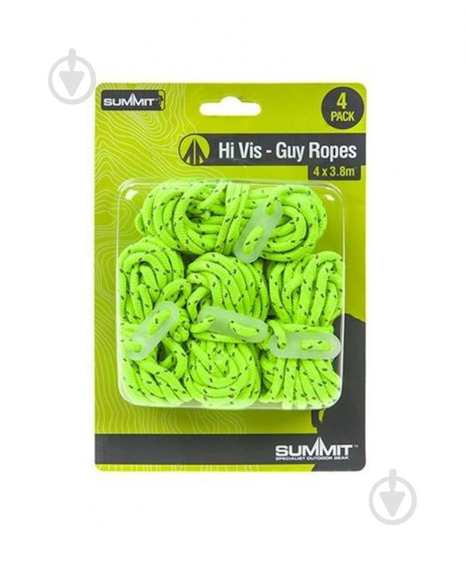 Ветрооттяжки Hi Vis Guy Ropes 4 шт. Summit 3,8 м - фото 2