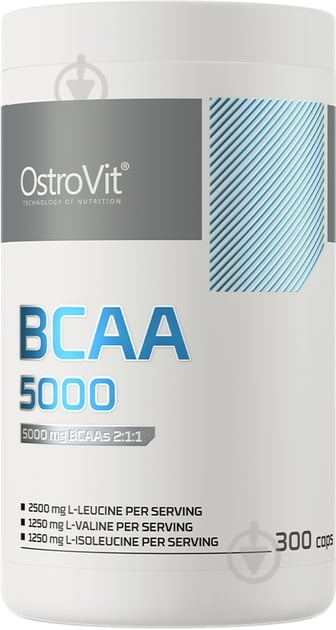 Амінокислотна суміш Ostrovit BCAA 5000 mg - фото 1