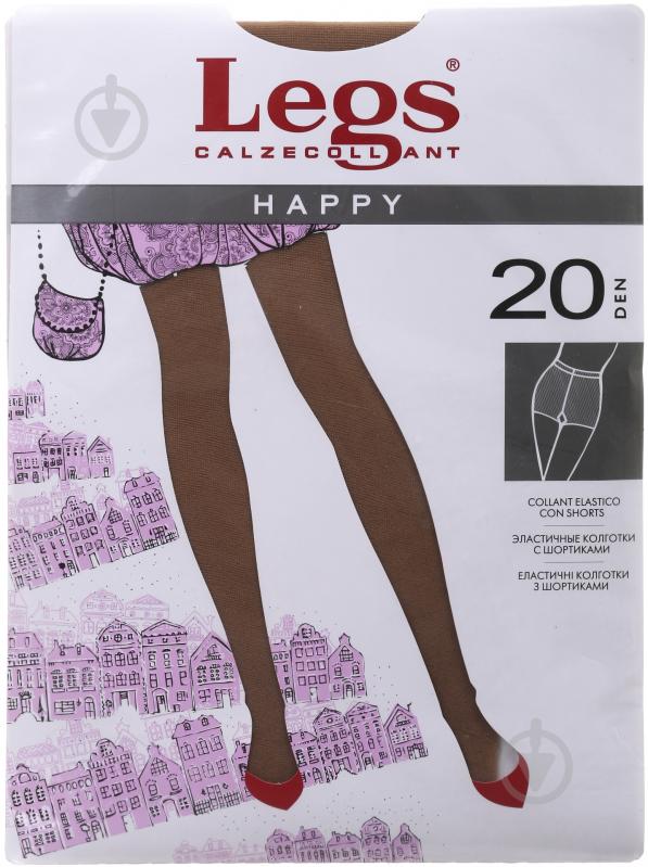Колготки Legs 101 HAPPY 20 den amber 5 бурштиновий - фото 1 Колготки Legs 101 HAPPY 20 den amber 5 бурштиновий - фото 1