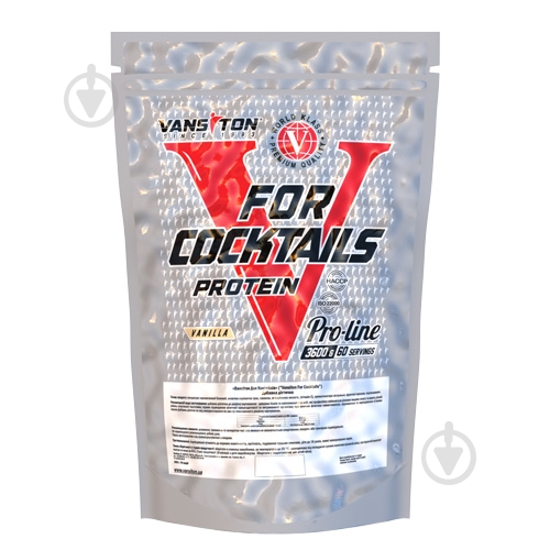 Протеин Vansiton For Cocktails Ваниль 3,6 кг - фото 1