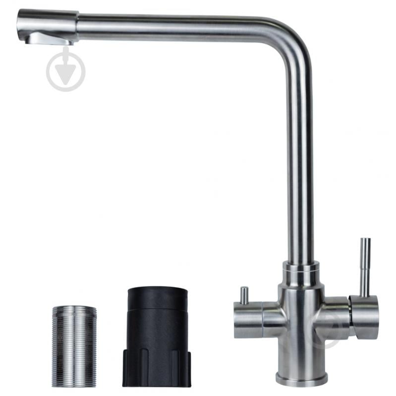 Змішувач для кухні Aquatica гусак з виходом для питної води KT Ø 36(KT-4B770P) - фото 3 Змішувач для кухні Aquatica гусак з виходом для питної води KT Ø 36(KT-4B770P) - фото 3