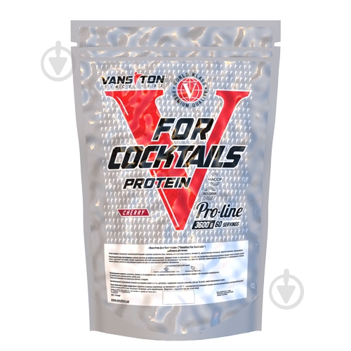Протеин Vansiton For Cocktails Вишня 3,6 кг - фото 1 Протеин Vansiton For Cocktails Вишня 3,6 кг - фото 1
