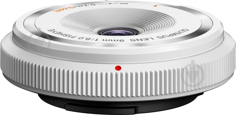 Об'єктив Olympus BCL-0980 Fish-Eye Body Cap Lens white - фото 2