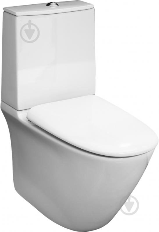 Унітаз-компакт R.A.K. SENSATION RIMLESS з сидінням S/C - фото 3 Унітаз-компакт R.A.K. SENSATION RIMLESS з сидінням S/C - фото 3