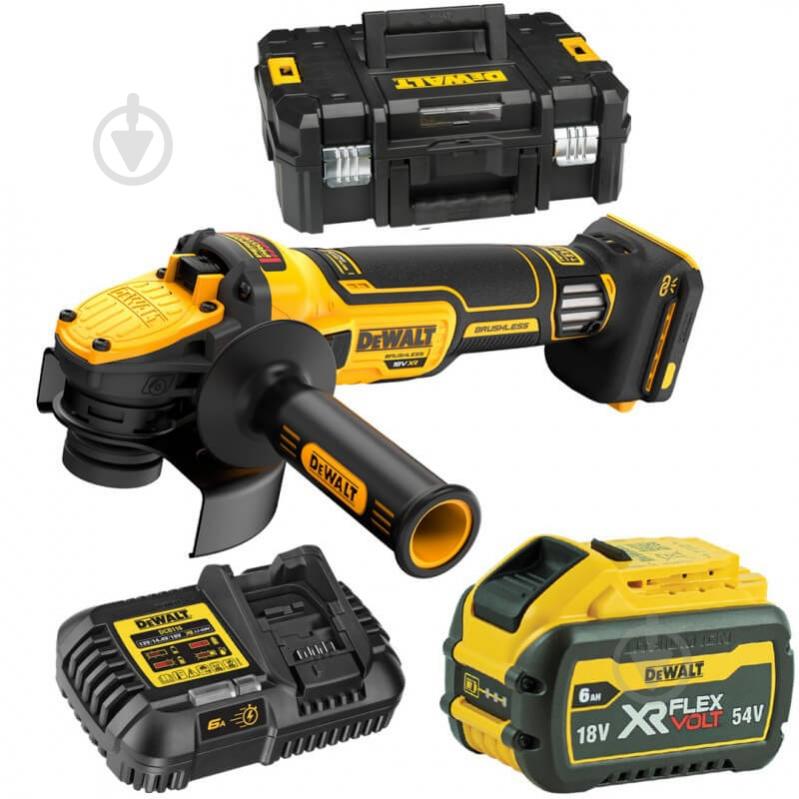 Болгарка (угловая шлифмашина) DeWalt DCG409VST1 - фото 2