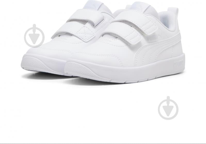 Кроссовки детские демисезонные Puma COURTFLEX V3 V PS 39764202 р.33 белые - фото 3