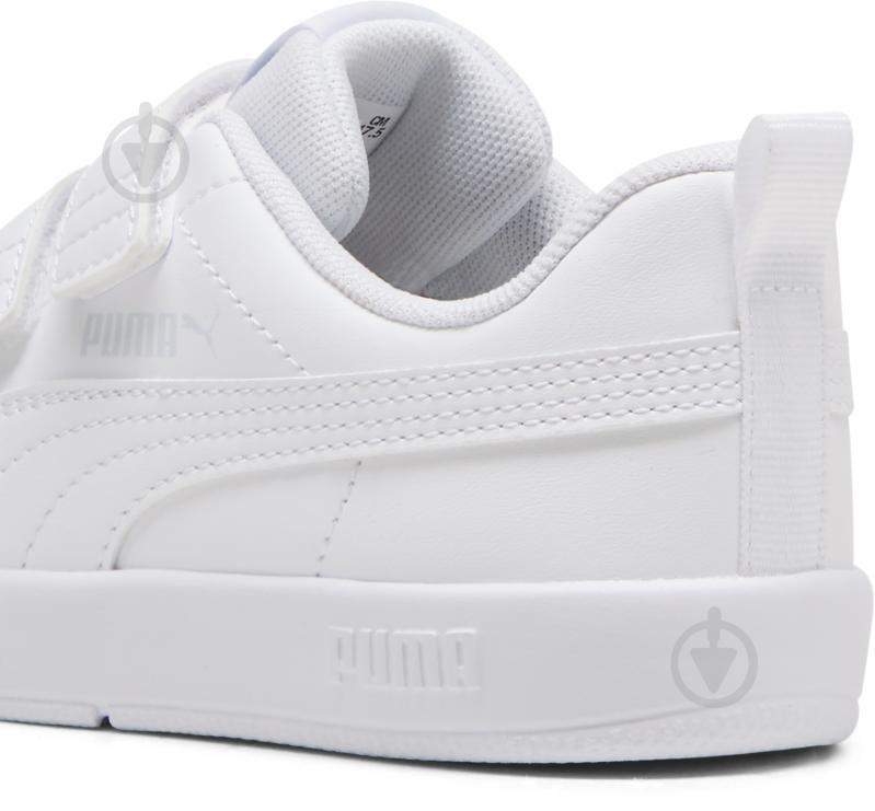 Кроссовки детские демисезонные Puma COURTFLEX V3 V PS 39764202 р.33 белые - фото 5