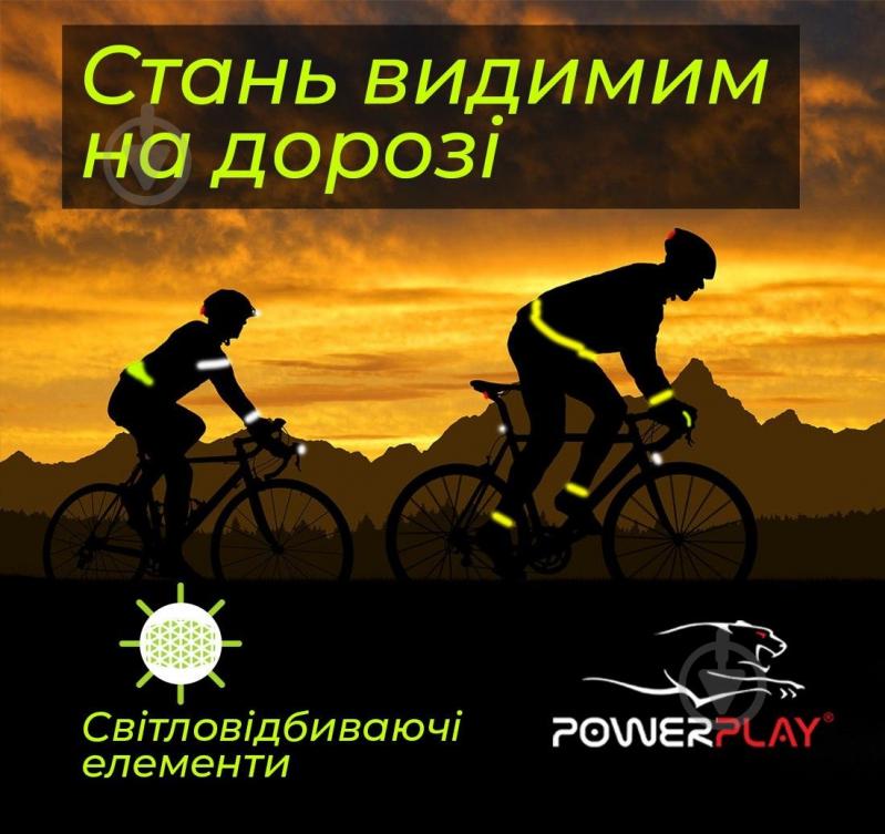 Велоперчатки PowerPlay 5031A XL голубой - фото 2