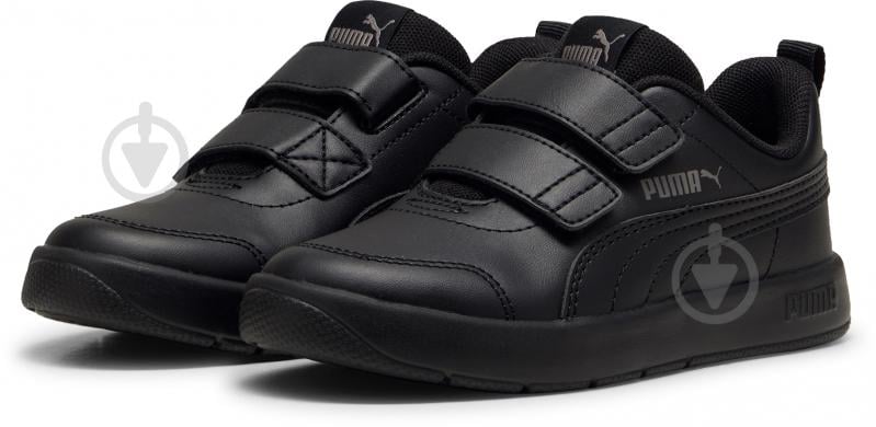 Кроссовки детские демисезонные Puma COURTFLEX V3 V PS 39764201 р.34 черные - фото 3