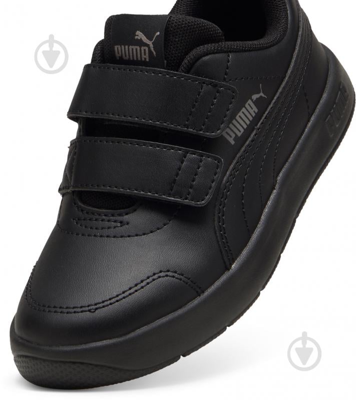 Кроссовки детские демисезонные Puma COURTFLEX V3 V PS 39764201 р.34 черные - фото 4