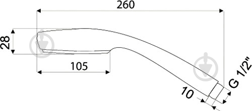 Лейка для душа Rubineta Dove - фото 2