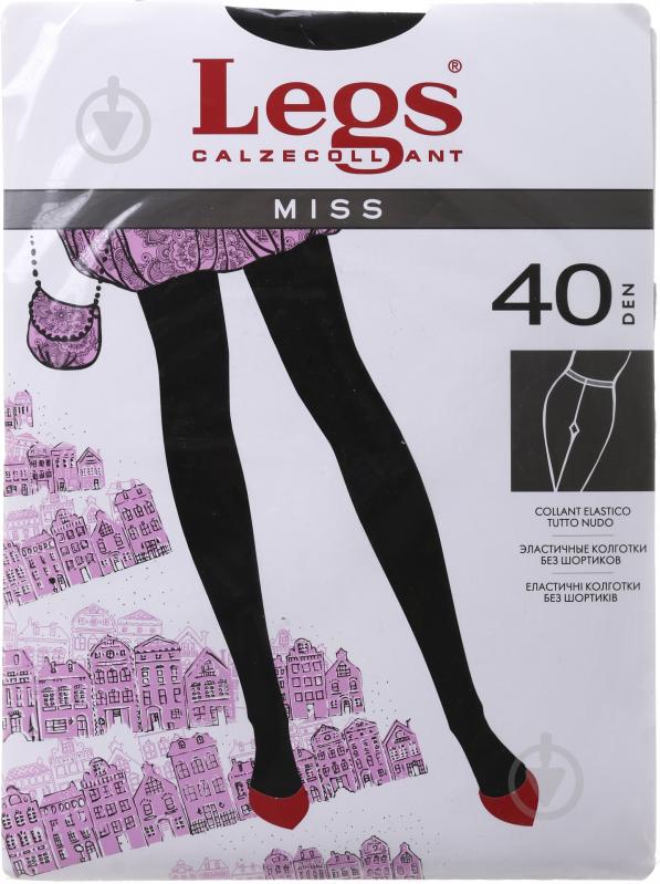 Колготки Legs 111 MISS 40 den nero ½ черный - фото 1 Колготки Legs 111 MISS 40 den nero ½ черный - фото 1