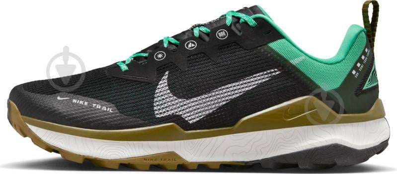 Кросівки чоловічі Nike REACT WILDHORSE 8 DR2686-002 р.41 чорні - фото 3 Кросівки чоловічі Nike REACT WILDHORSE 8 DR2686-002 р.41 чорні - фото 3