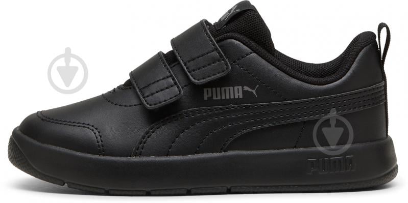 Кросівки дитячі демісезонні Puma COURTFLEX V3 V PS 39764201 р.30 чорні - фото 1