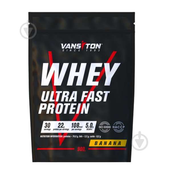 Протеин Vansiton ULTRA Банан 900 г - фото 1