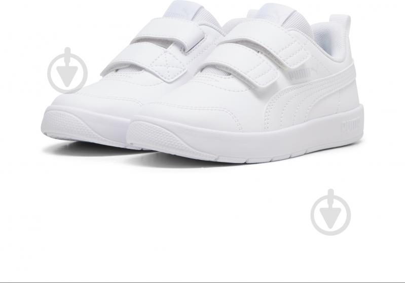 Кросівки дитячі демісезонні Puma COURTFLEX V3 V PS 39764202 р.31 білі - фото 3