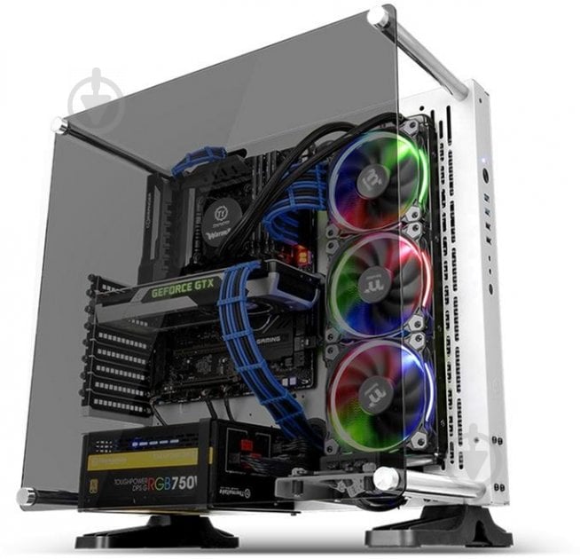 Корпус Thermaltake Core P3 Tempered Glass Snow Edition - фото 15