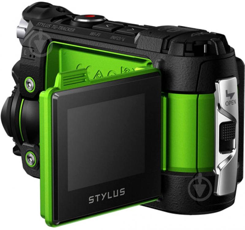 Экшн-камера Olympus TG-Tracker green (V104180EE000) - фото 4
