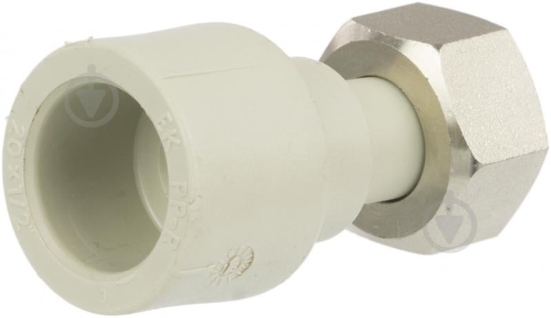 Переходник с накидной гайкой внутренняя Wavin 20х1/2" - фото 2 Переходник с накидной гайкой внутренняя Wavin 20х1/2" - фото 2