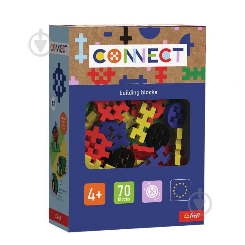 Конструктор Trefl Набір деталей, 70 деталей (хлопчики) 61987 - фото 1 Конструктор Trefl Набір деталей, 70 деталей (хлопчики) 61987 - фото 1