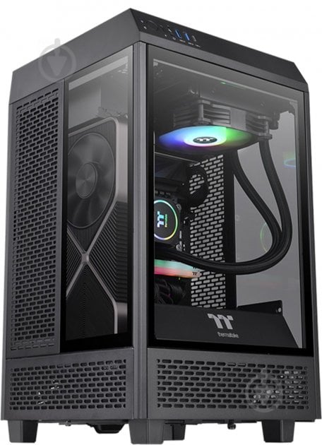 Корпус Thermaltake The Tower 100 Black - фото 1