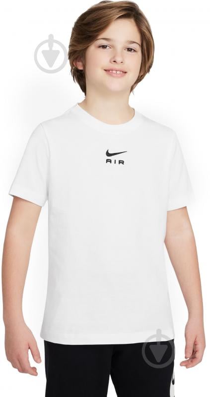 Футболка Nike DNU K NK AIR TEE FZ5174-100 р.XL белый - фото 1