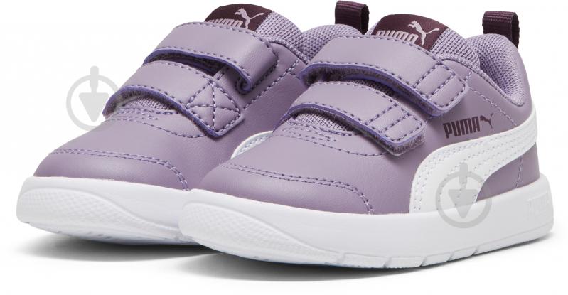 Кросівки для дівчаток демісезонні Puma COURTFLEX V3 V INF 31025204 р.19 бузкові - фото 3