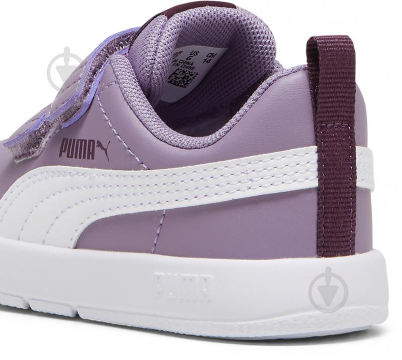 Кросівки для дівчаток демісезонні Puma COURTFLEX V3 V INF 31025204 р.19 бузкові - фото 5