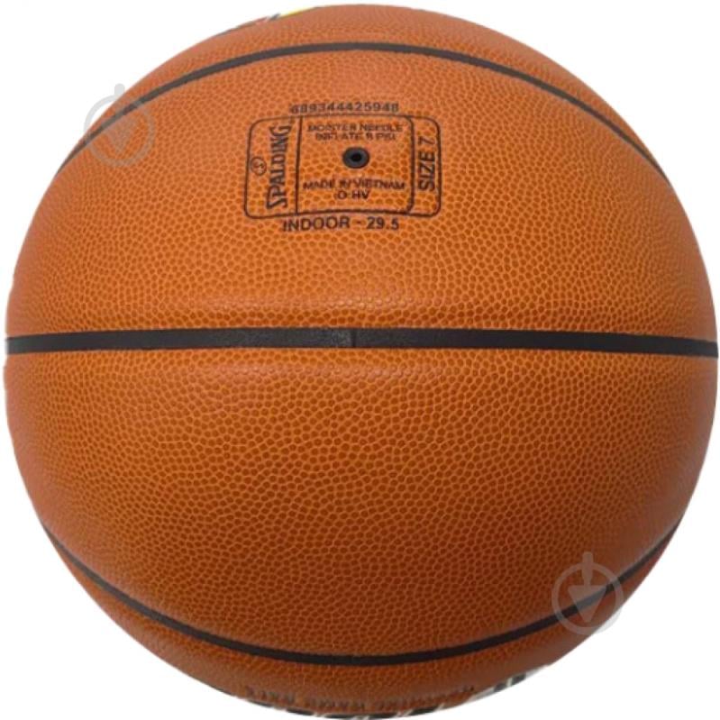 Баскетбольний м'яч Spalding FBU TF-1000 PRECISION 77944Z р. 7 коричневий - фото 5