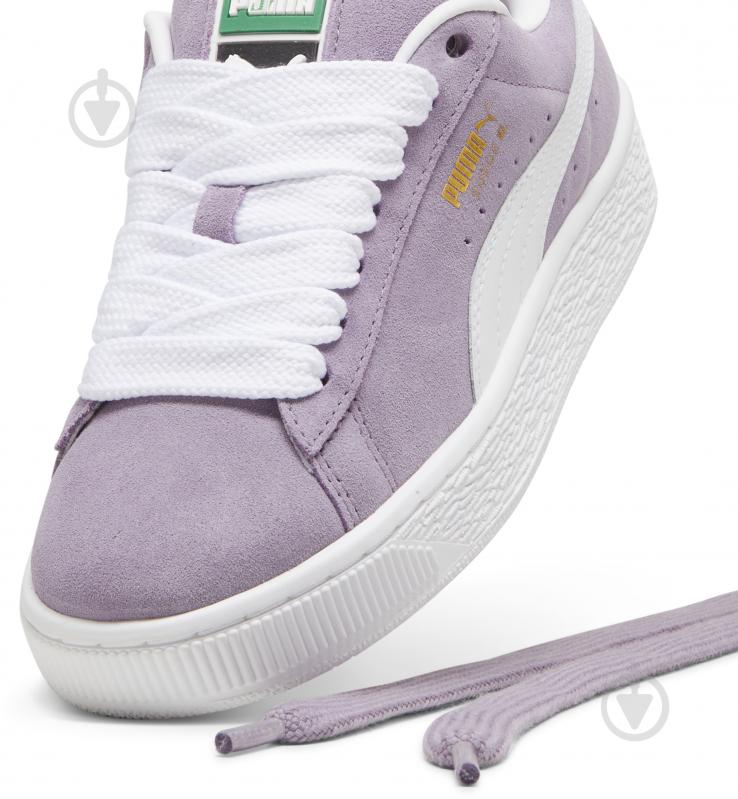 Кросівки для дівчаток демісезонні Puma SUEDE XL JR 39657711 р.35,5 бузкові - фото 4